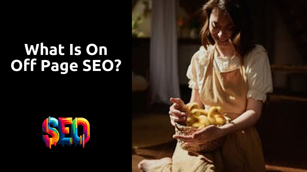 What is on off page SEO?