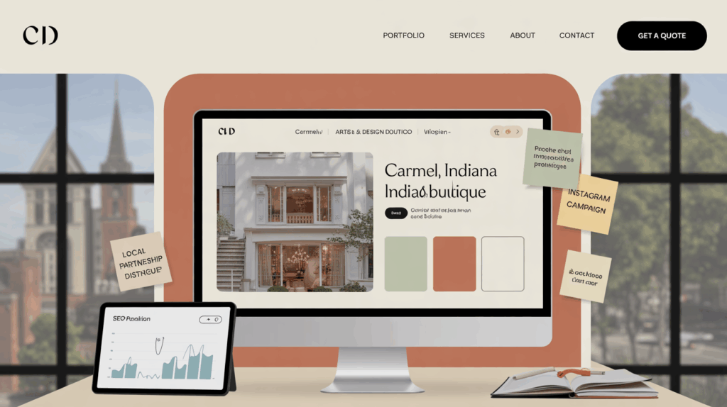 Customized Website Design Carmel